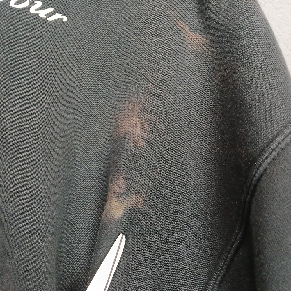 Air Jordan Mens Hoodie XL Black Cotton Lined Sorry For Your Loss Flower Warmth - Picture 11 of 12